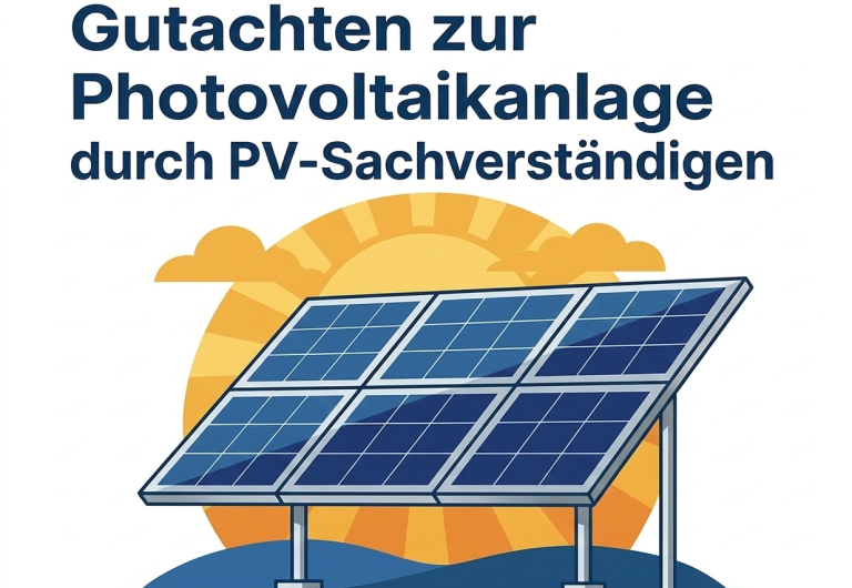 PV-Sachverständigengutachten Bild Photovoltaik Sachverständigengutachten